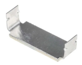 Spinka do kabli Zacisk rozwierany, materiał: Aluminium, Samoprzylepny, 25.6 x 9.8 x 7.6mm, RS PRO