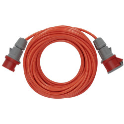 Brennenstuhl 1168590 BREMAXX CEE Extension Cable IP44 25m Signal Red 400V/16A