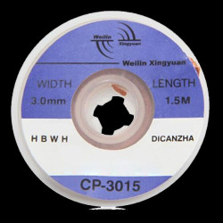 Opencircuit Desoldeer lint 3,0mm 1,5m
