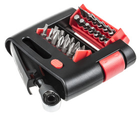 Zestaw końcówek do wkrętaka Sześciokątny l. elementów: 27 rozmiar: Hex 2, Hex 2.5, Hex 3, Hex 4, Hex 5, Hex 6, PH1,