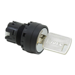 YW1K-2A 22mm 2 Position Maintainted Key Switch Head IDEC