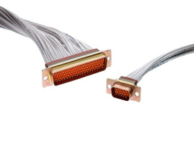 Złącze D-Sub 104-pinowe Żeński Proste Montaż na panelu raster 2.29mm