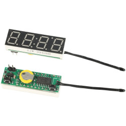 Moduł zegara cyfrowego RX8025T z pomiarem temperatury i napięcia niebieski