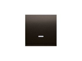 SIMON 54 Klawisz pojedynczy z oczkiem do wyłączników/przycisków podświetlanych brąz mat DKW1L/46 KONTAKT SIMON