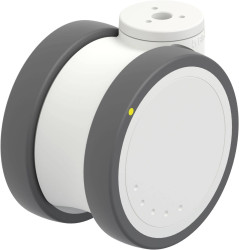 Blickle 935601 LKD-PATH 100K-11-ELS Podwójna rolka z tworzywa sztucznego Średnica koła: 100 mm Maksymalne obciążenie: 10