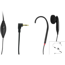 Geemarc CLHOOK5 BLK Geemarc CLHOOK5 Ear-free headset Corded Black Volume control