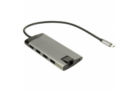 Inter-Tech GDC-802 | Docking Station | USB-C 3.2 Gen 1 | Grijs