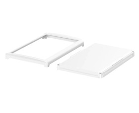 Bopla BOV 2819_ FO 9003 D 9003 (48318633) - biała pokrywa BoVersa z otwartym białym design coverem (275 x 185 x 29 mm)