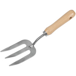 Sealey GTWH007 Premier Garden Hand Fork with Ash Handle &amp; Stainless Steel Tines