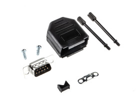 Złącze D-Sub 9-pinowe Proste Złoto na niklu