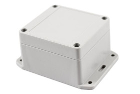 Obudowa ogólnego użytku Poliwęglan szerokość zew. 80 mm długość zew. 85 mm wys. zew. 55 mm Hammond IP65 Jasnoszary