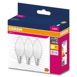 3PAK Żarówka LED E14 B35 4,9W = 40W 470lm 2700K Ciepła OSRAM Value