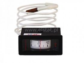 Termometr prostokątny do kotła, analogowy 20-120st