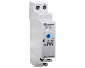 Przekaźnik czasowy jednofunkcyjny BI, cztery zakresy czasowe 0,05-180s 24-240VAC/DC 80.61.0.240.0000