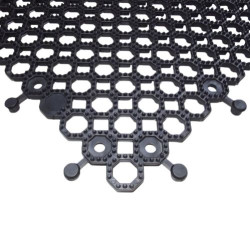 Płytka antypoślizgowa Otwory Czarny Płytka RS PRO PVC