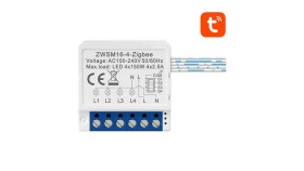 Inteligentny Przełącznik Dopuszkowy Zigbee Avatto Zwsm16-W4 Tuya