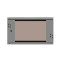 Szafa rack beznarzędziowy montaż, montowana na ścianie Extralink Premium 6U 600x450 Szara