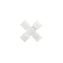 Złączka LED 8mm czterostronna z zatrzaskami, do taśm LED