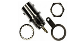 BNC chassisdeel female