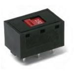 Przełącznik suwakowy, DPDT, Montaż panelowy, 2A, Littelfuse