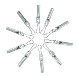 Końcówka do linek 8mm 10szt linka celna zestaw z haczykami