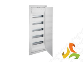 Rozdzielnica podtynkowa karton-gips 60 modułowa 5x12M drzwi pełne IP30 VOLTA (G+K) VH60NC HAGER