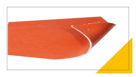 Materiał ognioodporny dwustronna powłoka z gumy silikonowej Hiproblanket 336.350.0 /1m/