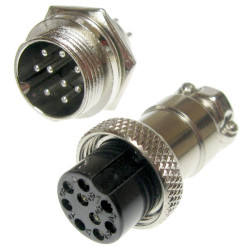 Złącze przem. DS-11-10-9B6 9pin (gn+wt) przemysłowe