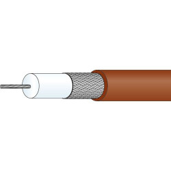 Kabel koncentryczny długość 100m typ kabla RG187 Niezakończony