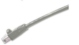 Kabel krosowy RJ45, 568B, U/UTP, linka, PowerCat 5e, LS0H 1m, Szary PCD-01001-0E