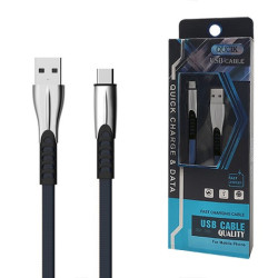 KABEL USB TYP-C 2.4A 1M NIEBIESKI QC3,0