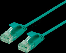 21453437 Patchkabel Cat.6a (Class EA) UTP, Slim, grün, 5 m