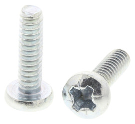 Śruby maszynowe łeb z łbem walcowym soczewkowym Stalowe skok 6-32in