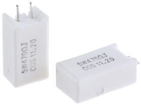 Rezystor 470Ω 5W ±5% ±300ppm/°C TE Connectivity