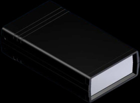 ABS enclosure, (L x W x H) 145 x 85 x 37 mm, black (RAL 9004), IP54, 10001.9