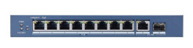 Switch PoE 8-portowy 1Gbps (niezarządzalny) DS-3E0510P-E