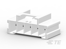 Listwa stykowa PCB 5-pinowe Power Triple Lock raster: 6 mm Pionowy 1-rzędowe TE Connectivity Płyta600 V W osłonie