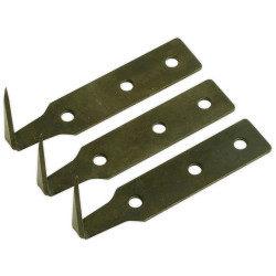 Sealey WK02003 Windscreen Removal Tool Blade 38mm Pack of 3