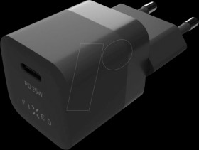 FIXC25M-C-BK USB charger, 25 W, 5-12 V, 3A, 1x USB-C PD 3.0, black
