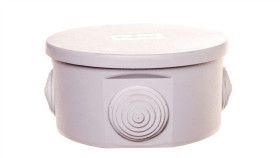Puszka Hermetyczna Natynkowa Fi 100Mm Ip44 Szara Po-100 31.3
