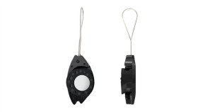 Qoltec Uchwyt Do Kabli Czarny