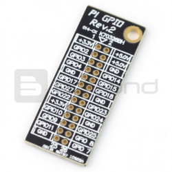 Nakładka informacyjna GPIO dla Rapsberry Pi 1A / 1B