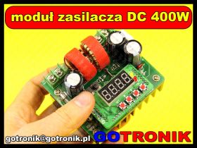 Moduł zasilacza 8-80V DC 400W