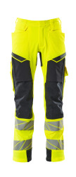 Mascot Workwear 19279-510 Granatowy, Żółty Impregnowany Spodnie robocze Hi Vis 35 in