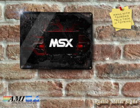 MSX Logo Embedding in Hitech Circuit Board - Metal Sign