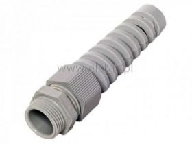 PG21 dławnica bakielitowa szara z odgiętką