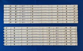 LISTWA LED LB4902F V0_00 (L) LB4902F V1_00 (R) PHILIPS 49 cali (49inch) ORYGINAŁ (KOMPLET 14 LISTEW)