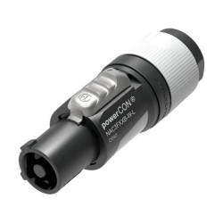 Neutrik NAC3FXXB-W-L powerCON Socket 16A Lockable Grey 2&#x2B;PE Pins