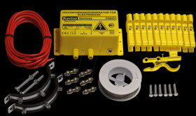 FG 025 SET Electrical fence to repel martens and raccoons