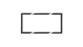 Ramka Wypełniająca Podwójna Serii Deco Czarny Mat 12Drw-2